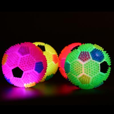 China Best Viable Selling Bright And Vocal Soccer Bouncing Ball Pet Training Toy for sale