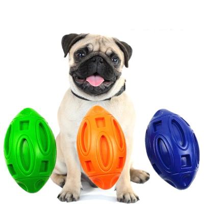 China Sustainable Factory Sells Rugby Rubber Wear Resistant Chew Resistant Pet Toys for sale