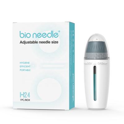 China Best Needle Hydra Derma Anti-Puffiness Organic Roller Brand Stamp 24 Needle for sale