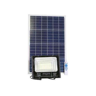 China Wholesale ROAD 100W China Solar Flood Light Energy Saving Outdoor Waterproof Solar Flood Light for sale