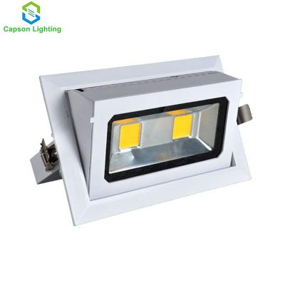 China Office New Arrival Rectangular COB Ceiling Recessed 30W Aluminum Waterproof LED Downlingt Spotlight For Indoor for sale