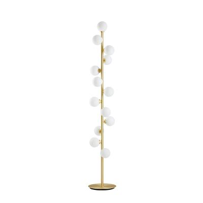 China Art Modern Minimalist Luxury Postmodern Designer Lamp Living Room Bedroom Light Glass Floor Lamp for sale