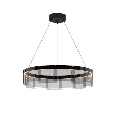 China Nordic modern soft simple creative glass villa chandelier designer decoration hall exhibition hall living room art pendant lamps for sale