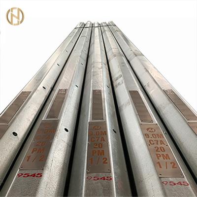 China Q235 Steel Hot Roll Galvanized Wind Power Tower Pole for sale