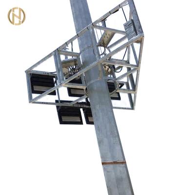 China Hot Roll Q235 Gsm Steel High Quality Galvanized Single Pole Antenna Communication Tower for sale