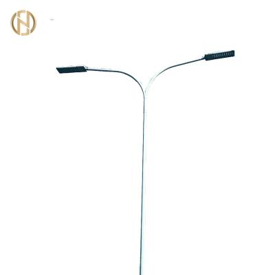 China Easy Maintain 6-12 Meters Single Arm Double Pole Road Lighting for sale