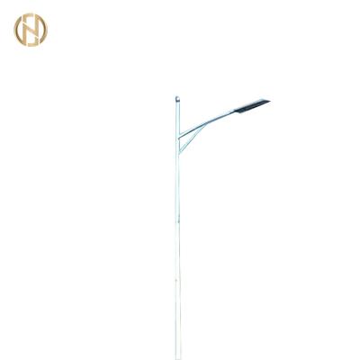 China Square 6m 8m Steel Single Arm 10m Street Light Pole for sale