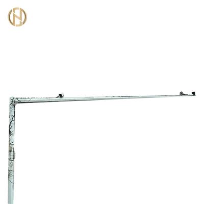 China Steel 6.8M Hot Dip Galvanized Q235 Cantilever Signal Lights Poles with 4M Arm for sale