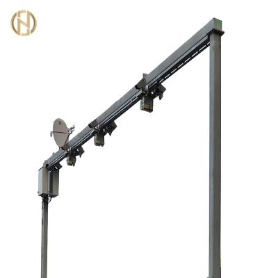 China Connect Street Light Powder Coating Traffic Lights Pole Distribution Steel Structure for sale