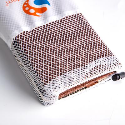 China Draw Pouch Reusable Produce Vegetables And Fruits Bio Bags Eco Friendly Mesh Bag Organic Cotton for sale