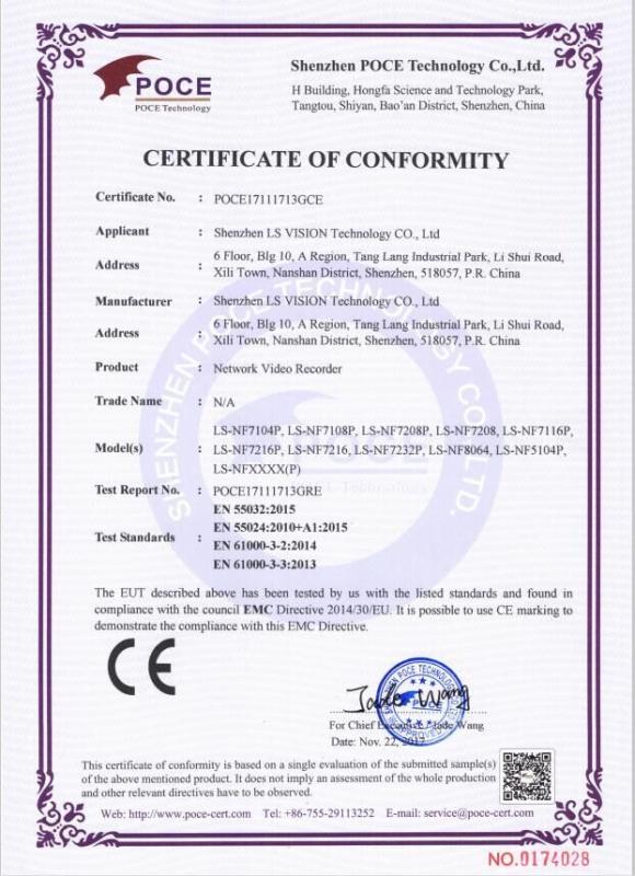 CE - Shenzhen LS Vision Technology Co., Ltd.