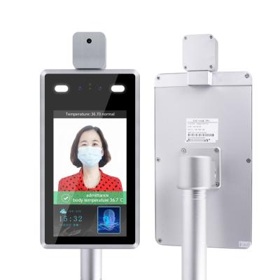 China Fever Alarm Face Recognition Darkroom Temperature Camera Access Control System Real Time Walk Through Temperature Scanner for sale