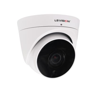 China NIGHT VISION LS VISION Super Starlight IMX307 2MP IR Dome HD IPcamera POE Surveillance Camera Built In MIC for sale