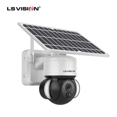 China NIGHT VISION LS New Arrivals 5W Low Power Solar Camera Voice Intercom Two Way Video Surveillance for sale