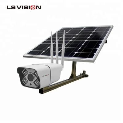 China Waterproof / LSVISION 4MP H.265 Battery Cellular Wifi Camera Waterproof Wireless Infrared Solar Power Charger ITE Security for sale