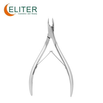 China Elite Amazon Hot Selling Amazon Half Full Steel Nipper Cut Cuticle In Stainless Steel Cuticle Nipper Quarter Running Quarter Jaw Forging for sale