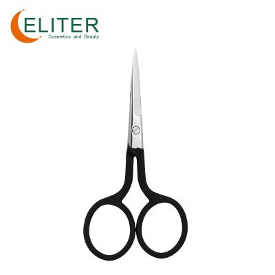 China Amazon Hot Sale Eliter Amazon Wholesale Hot Sale Black Rubberized Stainless Embroidery Scissors Embroidered Manicure Scissors Grooming Scissors for sale