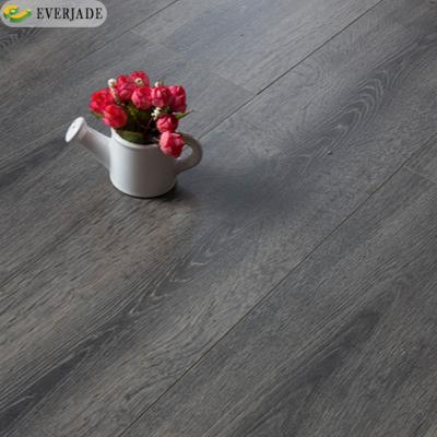 China Everjade 12mm Flooring Industrial Graphic Design Bathroom GBA Laminate Flooring Click Oak MDF AC2 for sale