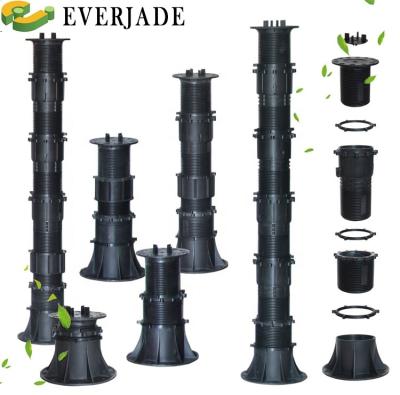 China Adjustable Plastic Pedestal for Outdoor Deck Ceramic Tiles Flooring Joist Contact Head for sale