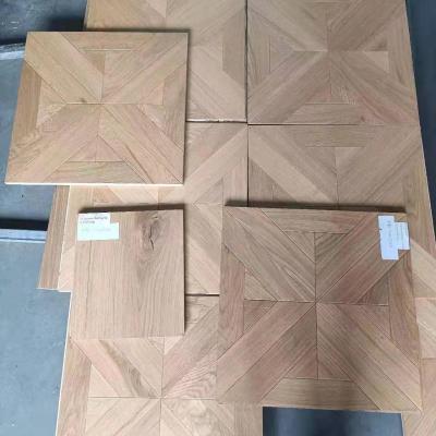 China Woonkamer Ingenieur Houten vloerplank Met Art Parquet Design Te koop