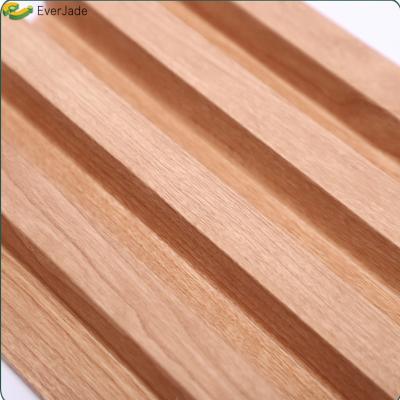 China Interior Fluted Wpc Wall Panel with Customized Color Exterior Covering S Exterior Pvc for sale