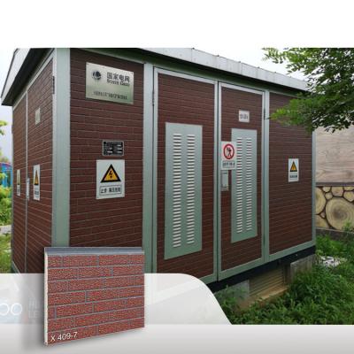 China Fireproof and Waterproof 3D PU Sandwich Wall Panel for Light Weight Exterior Wall Cladding for sale