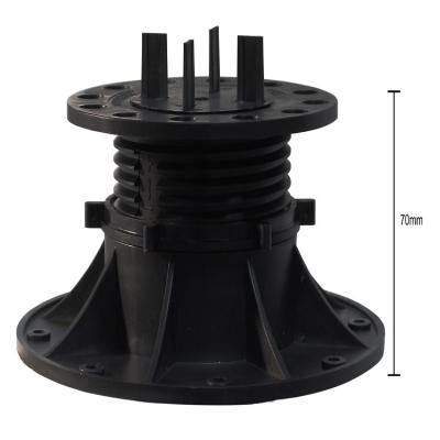 China Adjustable Paver Plastic Pedestal Base Height Range 75-1360mm for Flooring Accessories for sale