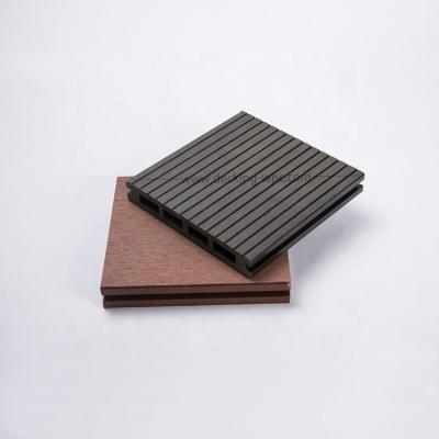 China Park Decking Solution Co-extrusion WPC Plastic Wood Floor with and 1.3%-1.4% Density for sale