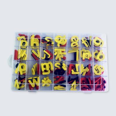 China EVA+ Flexible Magnet Customized Size Alphabet Letters Magnetic Plastic Numbers And Small Magnetic Letters for sale