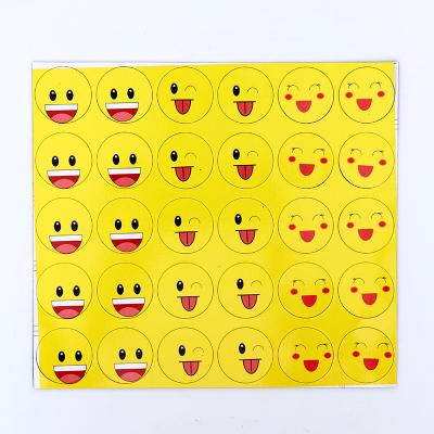 China Shape PVC Magnetic Paper Cute Expression Around The Wall Home Decor Customizable Fridge Magnet for sale