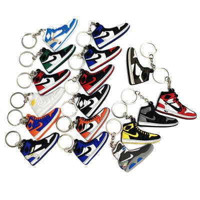 China Hot Press Jordan Rubber Key Holder 1 Key Chain 3d Gift For Friend Birthday Mini Key Chain for sale