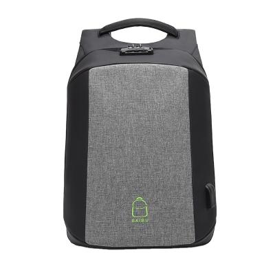 China With USB Hardshell Laptop Anti-theft Shockproof Waterproof Backpack With USB Polyester Softhandle School Bag for sale