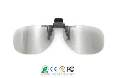 China Clip-on Passive Polarized Reusable 3D Eyewear Goggles Style for sale