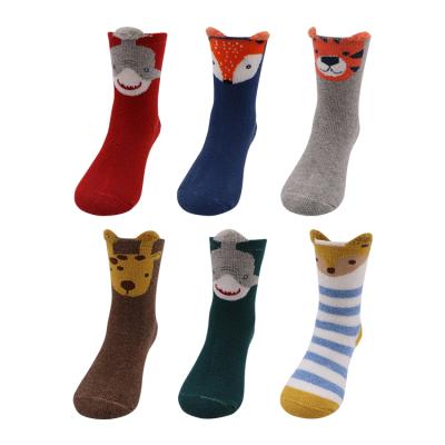 China Custom QUICK DRY designer toddler ruffle unisex animal infant socks for kids for sale