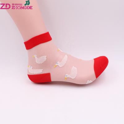 China Transparent lace socks summer thin cute fresh QUICK DRY socks for women manufacturer in China Foshan for sale