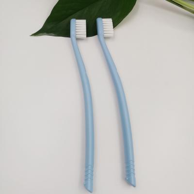 China Eco-Friendly With Bio Based Bristle Biodegradable Sugar Cane And Eco Friendly Cornstarch PLA Toothbrush Adult Customized Logo Acceptable for sale