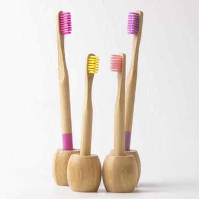 China Sustainable Biodegradable And Eco-Friendly Bamboo Toothbrush Holder Private Label Private Label Logo for sale