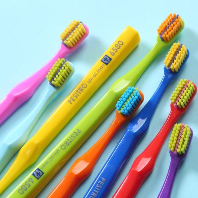 China Oral Hygiene Item Pesitro 6580 Ultrasoft Orthodontic Toothbrush 0.10mm Filament New Compare To 5460 Toothbrush for sale