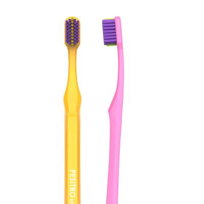 China Oral Hygiene Best Selling Pesitro 6580 Ultrasoft Orthodontic Toothbrush 0.10mm Filament to Rival 5460 Toothbrush for sale