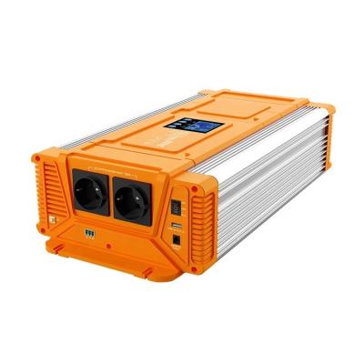 China 2000W Car Off Grid Pure Sine Wave Power Inverter With New Design Type LCD Screen RS485 for sale