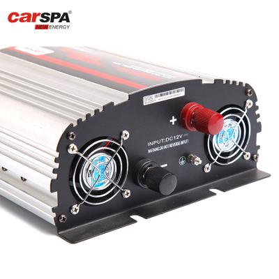 China 1200w 12vdc car to 220vac power inverter with usb for sale