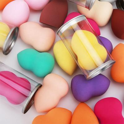 China Premium Materials Like Beauty Mulit Different Color Makeup Sponge Oval Shape Makeup Blender Beauty Sponge for sale