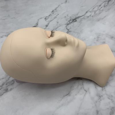 China Other OEM Lash Tools Multi Color Eyelash Mannequin Heads Maniquin Mannequin Head With Eyelids for sale