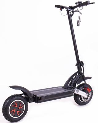 China 10 inch fat tire electric scooter with two big wheels and strong bottom electric scooter with 800W motor 120*26*118cm for sale