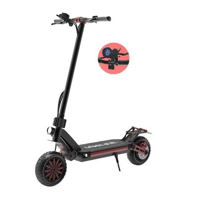 China New hot sale unisex 1600W 52 20ah 10 inch off road dual motor adult electric scooter for sale