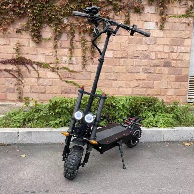 China 2022 60v 11inch Unisex Chinese Scooter Manufacturers 5600w 85km Speed ​​Folding Dual Motor Electric Scooter Adult for sale