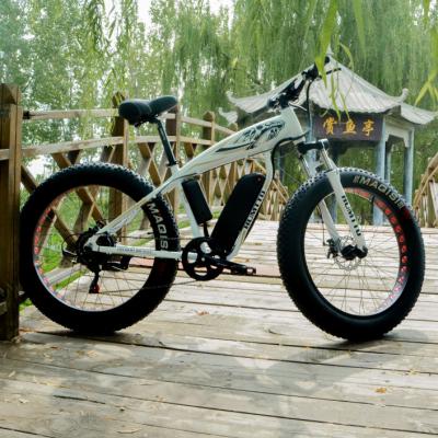 China Unisex 26inch 48v 750w 7 Speed ​​Integrated Battery Electric Mountain Bike 750w Electric Bike for sale