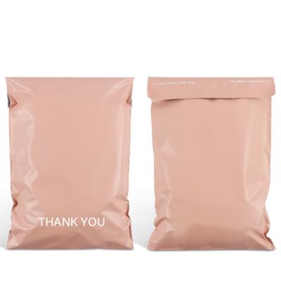 China OEM Mailings Plastic Strong Adhesive Custom Logo Poly Thank You Mailing Bags Khaki Biodegradable Packaging Shipping Clothing Mailing Bags for sale