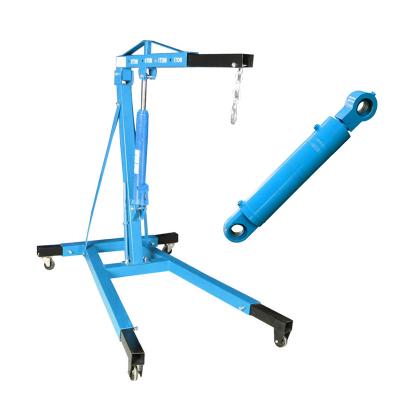 China Shop Car Mobile Mini Manual Folding Hydraulic Shop Crane Price for sale