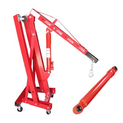 China Shop Factory Wholesale Vehicle Tools 2T 3T Hydraulic Jack Engine Crane Shop Crane Stand Folding Crane for sale